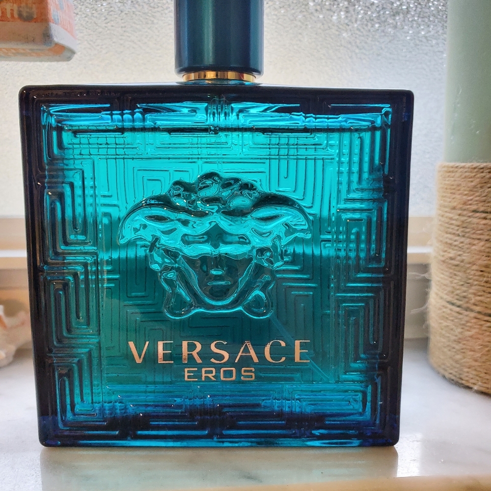 Versace Eros Cologne 6.7fl oz.. Like New only sprayed a few times to test